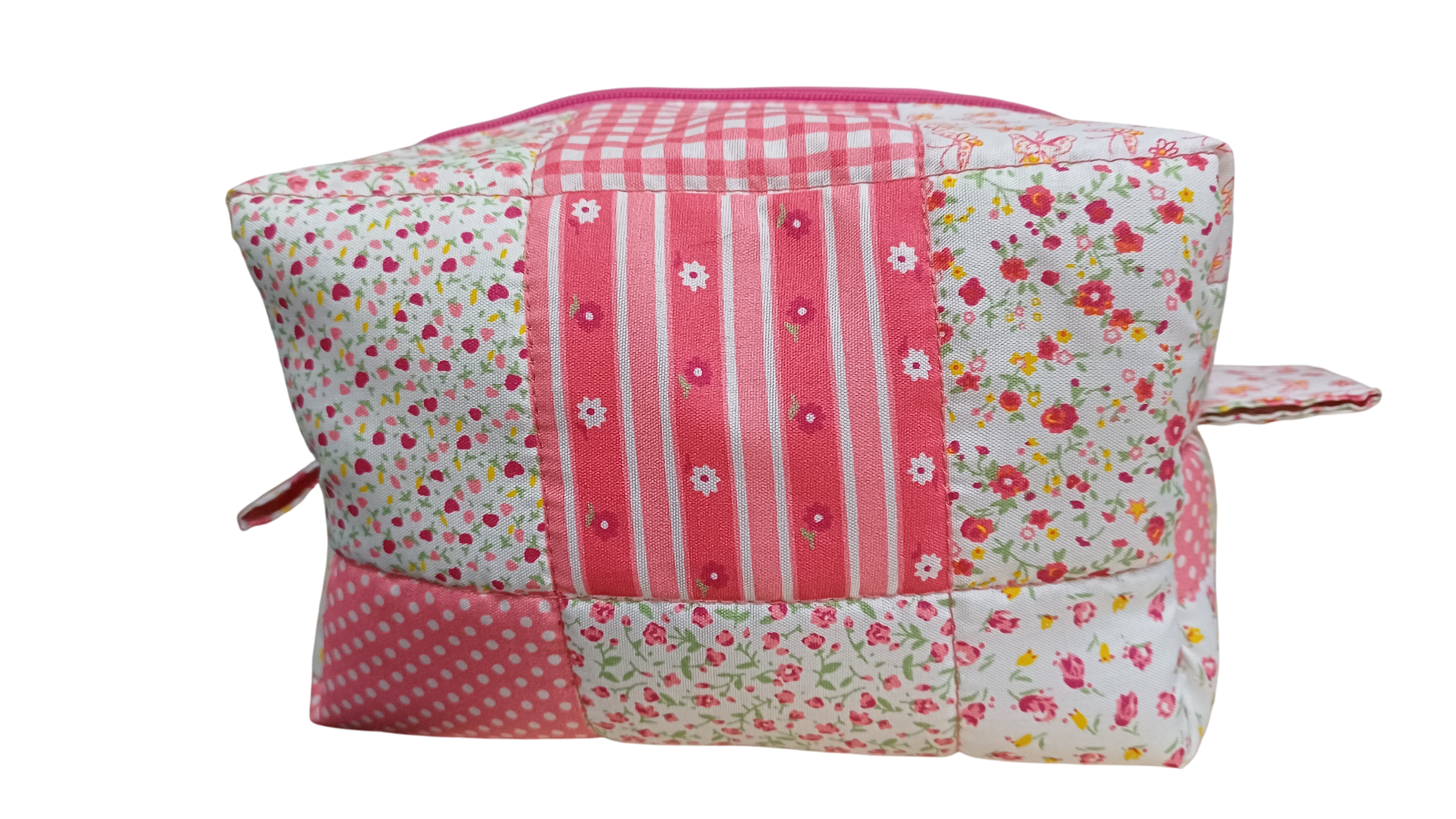 Quilted Patchwork Zipper Pouches - Image 3