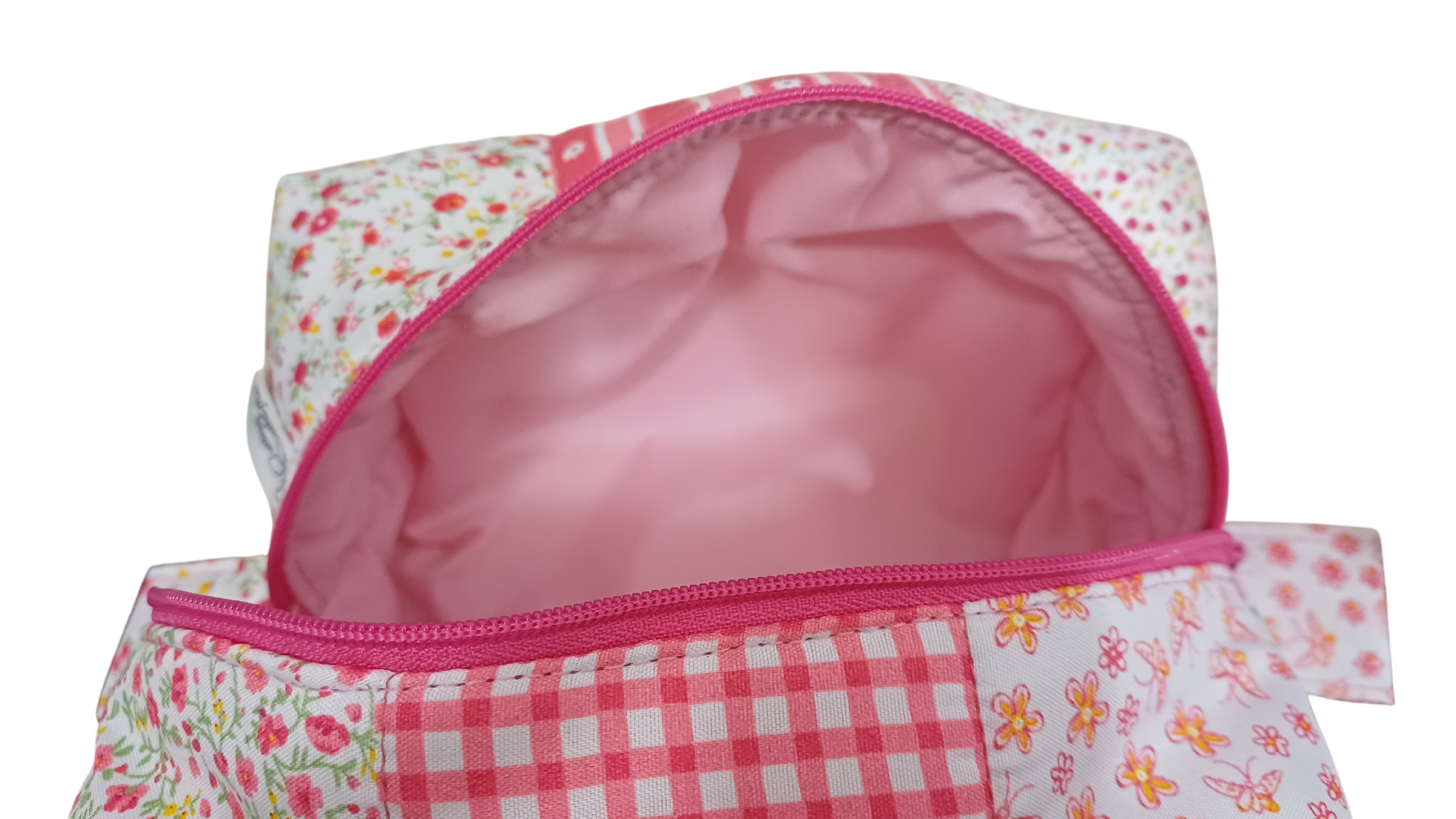 Quilted Patchwork Zipper Pouches - Image 5