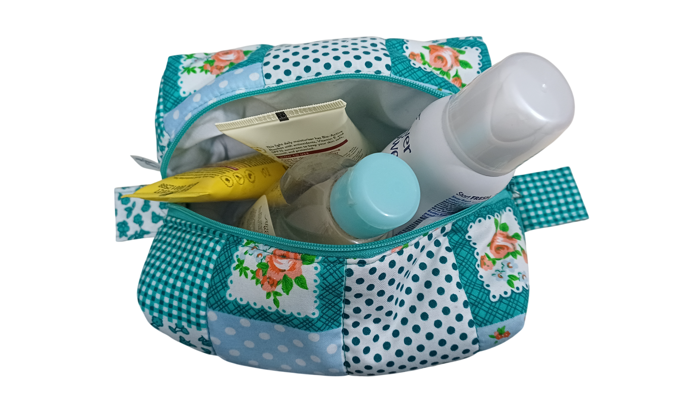Quilted Patchwork Zipper Pouches - Image 20