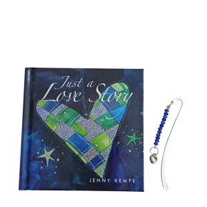 Little Book & Handmade Mini Bookmark Set: Just a Love Story By Jenny Kempe
