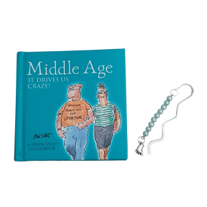 Little Book & Handmade Mini Bookmark Set: Middle Age, It drives us crazy! By Helen Exley