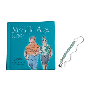 Little Book & Handmade Mini Bookmark Set:  Middle Age, It drives us crazy! By Helen Exley