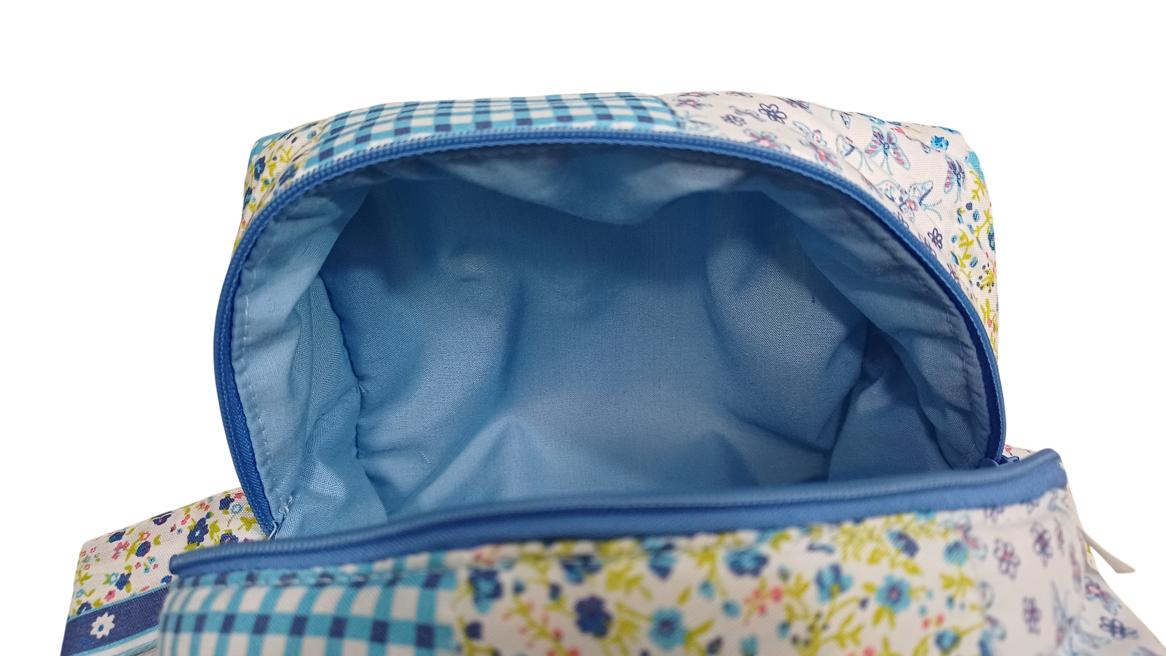 Quilted Patchwork Zipper Pouches - Image 9