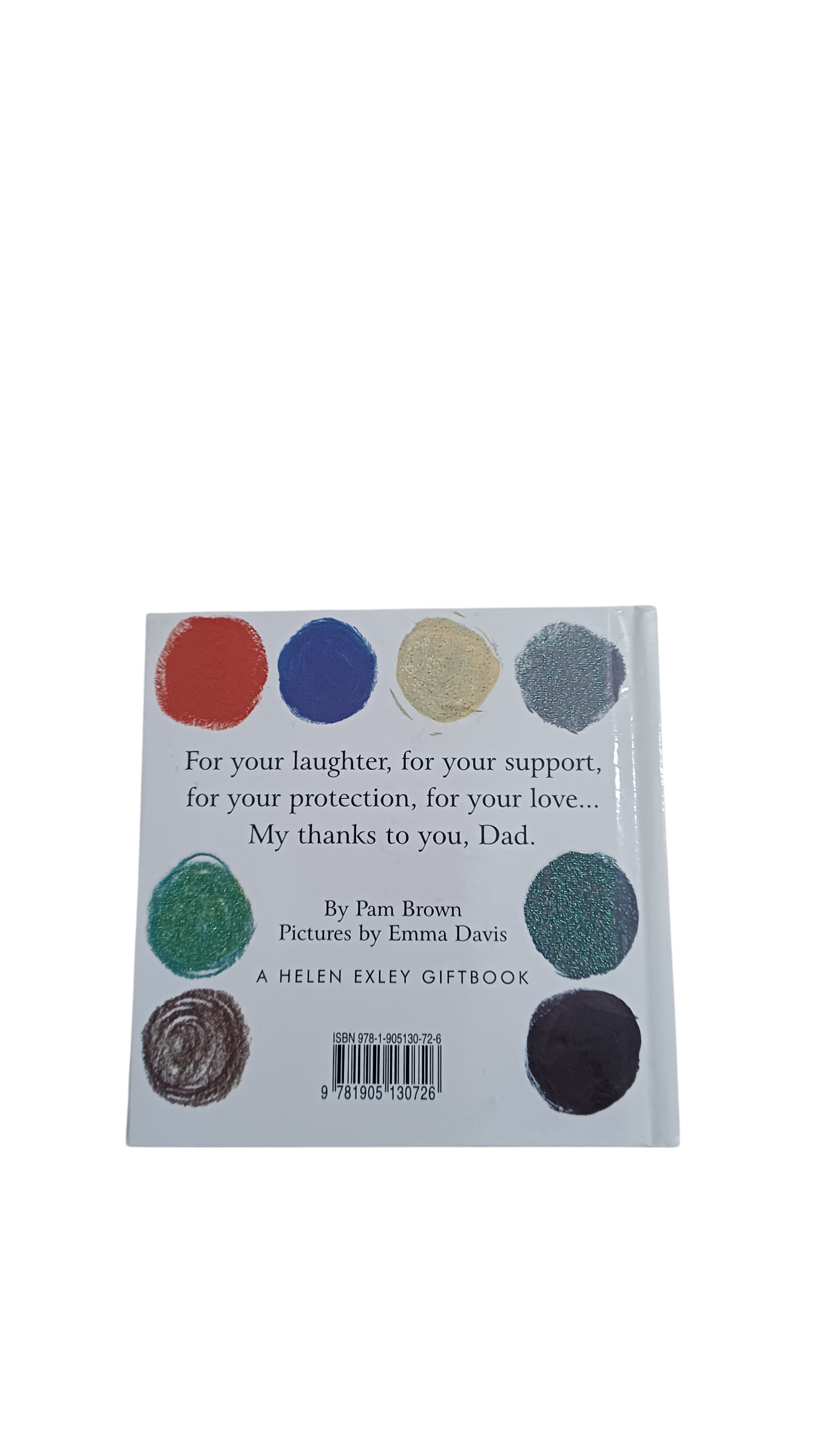 Little Book & Handmade Mini Bookmark Set: Thanks Dad! By Helen Exley - Image 2